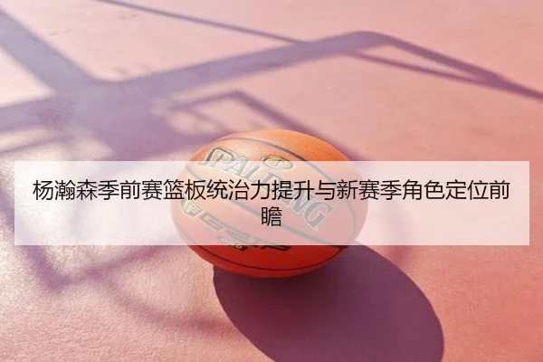 杨瀚森季前赛篮板统治力提升与新赛季角色定位前瞻